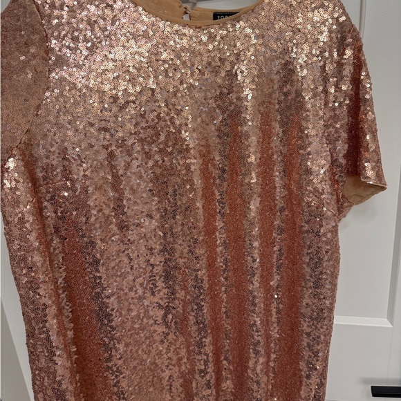 Sequin Rose Gold Top - Picture 3 of 9